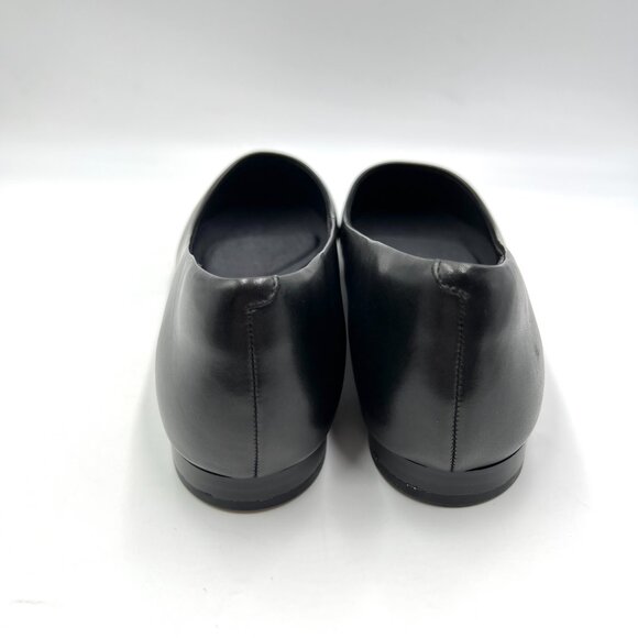 Rockport Womens Size 10.5 Adelyn Black Leather Pointed Toe Ballet Flats Shoes - Picture 7 of 14